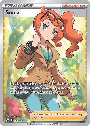 Sonia (Full Art) 192/192/192 - Holofoil SWSH02 Rebel Clash - Ultra Rare