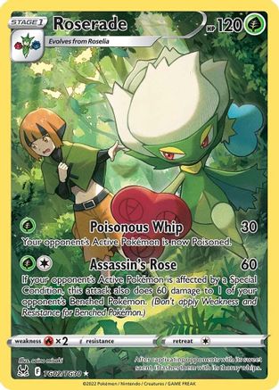 Roserade TG02/TG30/30 - Holofoil SWSH11 Lost Origin Trainer Gallery - Ultra Rare