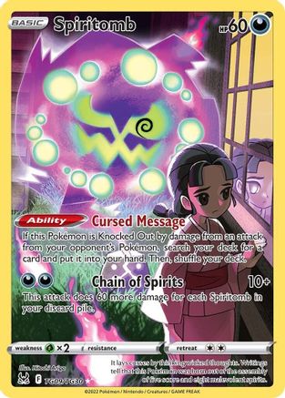 Spiritomb TG09/TG30/30 - Holofoil SWSH11 Lost Origin Trainer Gallery - Ultra Rare